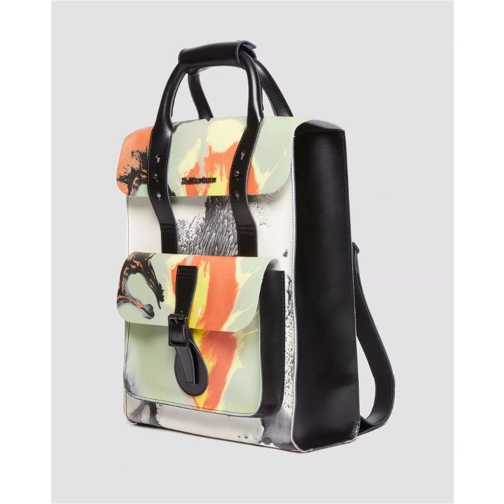 Dr. Martens x Tate JMW Turner Leather Backpack Satchel‎ Large Multicolor Art Bag